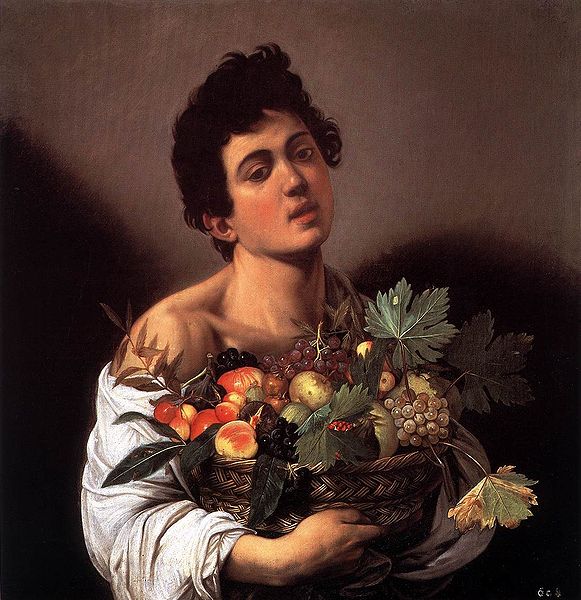  1593 - Fanciullo con canestro di frutta, Galleria Borghese, Roma